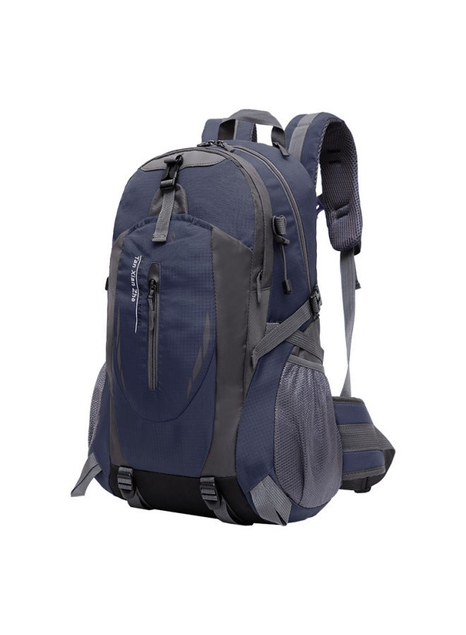 Mountaineering Bag Outdoor Lightweight Travel Hiking Mountain Climbing Backpack Water-repellent Bag Backpack For Men And Women Outgoing Backpack Factory-Color:Dark Blue-Capacity:Lightweight Model Wi - Image 1